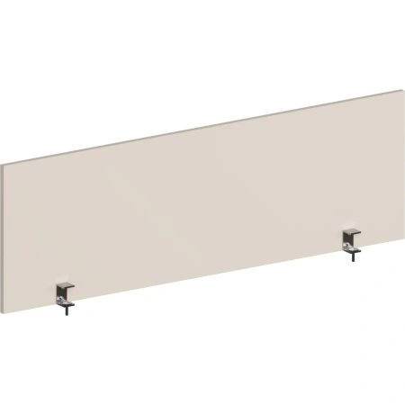Экран к столу Комус Мебель (Easy to lead) Easy One с креплением  фронтальный (кашемир, 1400x18х450 мм)