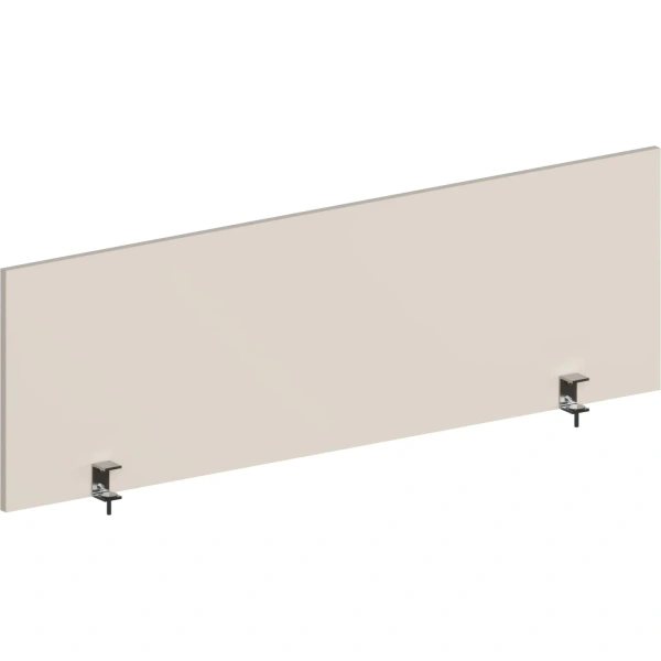 Экран к столу Комус Мебель (Easy to lead) Easy One с креплением  фронтальный (кашемир, 1400x18х450 мм)