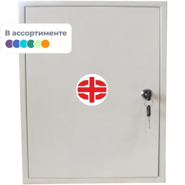 Аптечка первой помощи работникам ФЭСТ по приказу №262н с наполнителем  (металлический шкаф)
