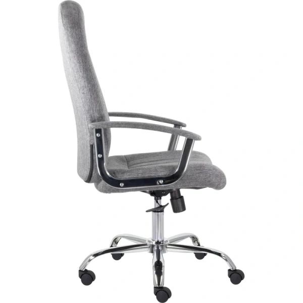 Кресло для руководителя Easy Chair СН-277 Бостон серое (ткань, металл)
