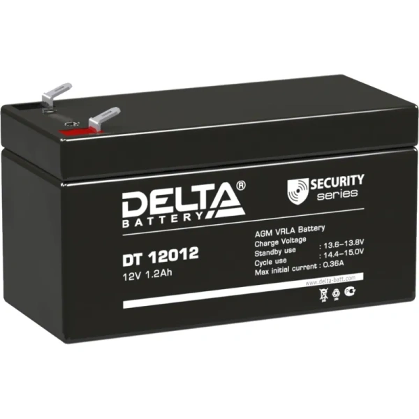 Батарея для ИБП Delta DT 12012 12 В 1.2 А·ч (4614010040004)