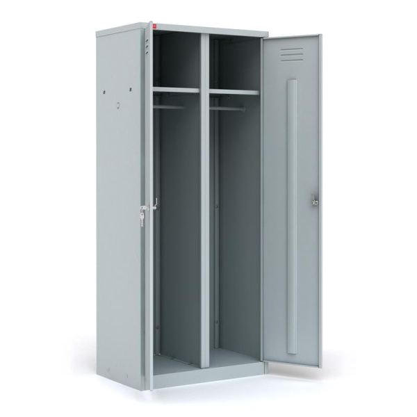 Шкаф для одежды металлический Cobalt ШРМ-АК-800 (2 отделения,  800x500x1860 мм)