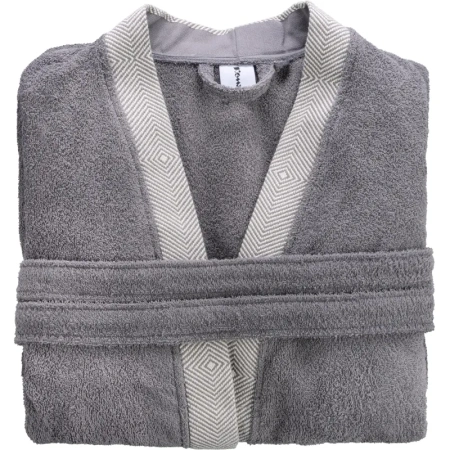 Халат махровый Комус Delray 54 (XXL) антрацит