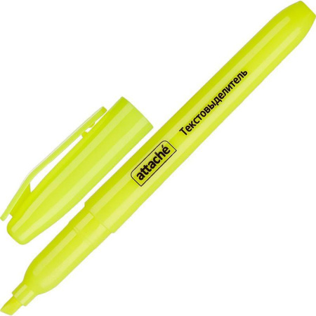 Набор текстовыделителей Attache (толщина линии 1-3.9 мм, 4 цвета: желтый, зеленый, оранжевый, розовый)