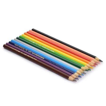 Карандаши цветные Faber-Castell Eco Замок 12 цветов шестигранные
