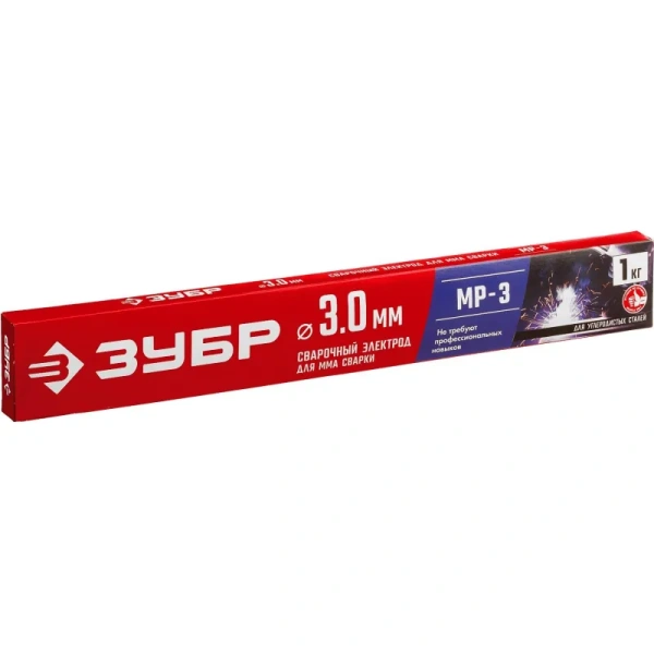 Электрод Зубр МР-3 3 мм 1 кг (40011-3.0)