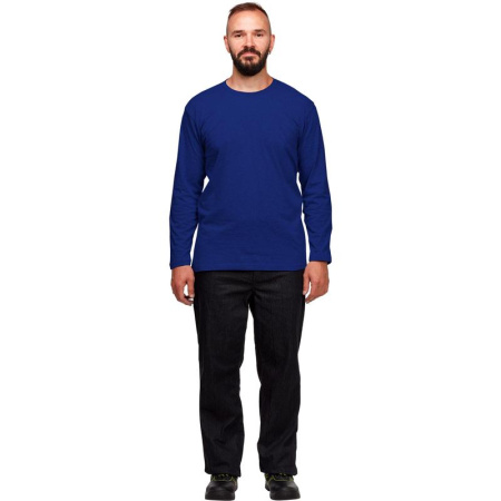 Футболка васильковая длинный рукав 100% хлопок XL (52-54) Футболка васильковая длинный рукав 100% хлопок XL (52-54)