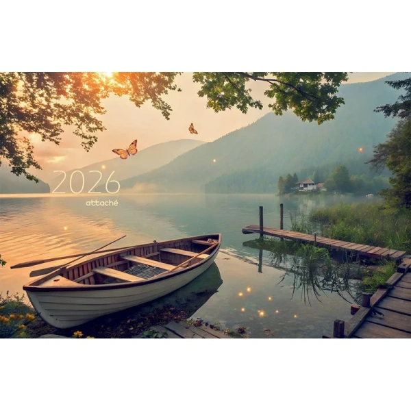 Календарь настенный 3-х блочный 2026 У воды 30.5x67.5 см