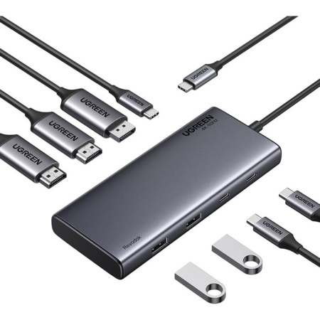 Разветвитель USB Ugreen CM639 (35625)