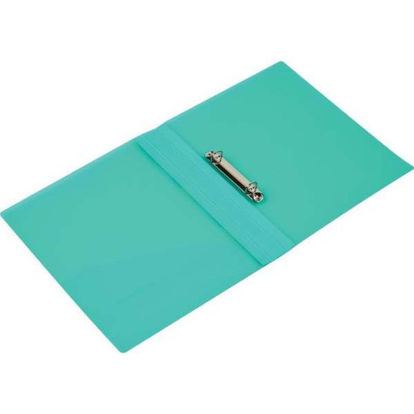 Папка на 2-х кольцах Attache Diagonal пластиковая 25 мм зеленая