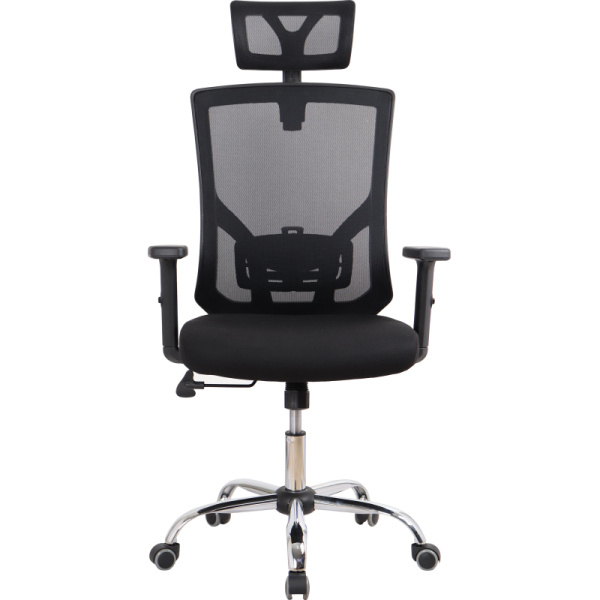 Кресло для руководителя Easy Chair 650 TC чёрное (сетка/ткань, металл)