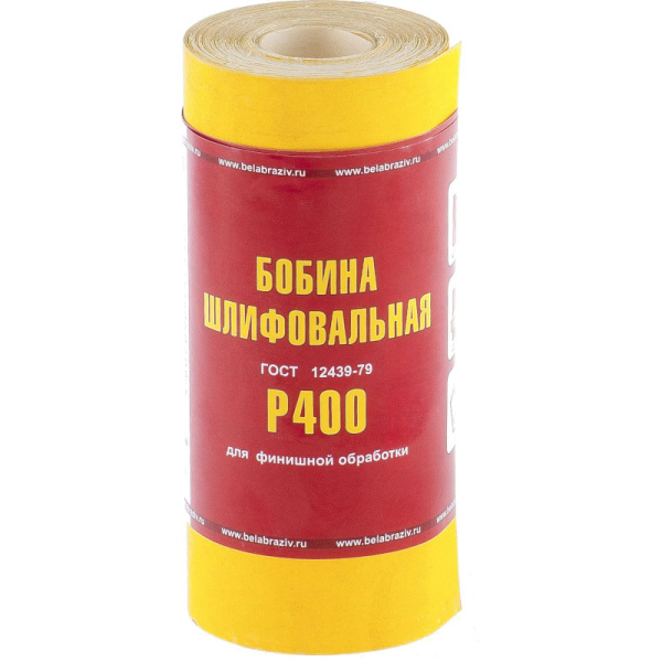 Шкурка БАЗ LP41C Р400 115 мм x 5 м (75637)