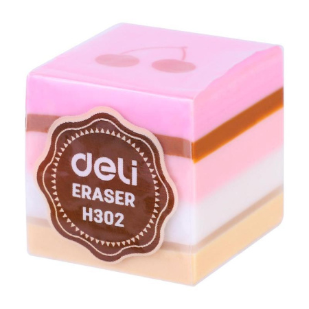 Ластик Deli EH302 квадратный 25х25х25 мм