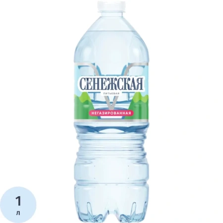 Вода питьевая Сенежская негазированная 1 л Вода питьевая Сенежская негазированная 1 л