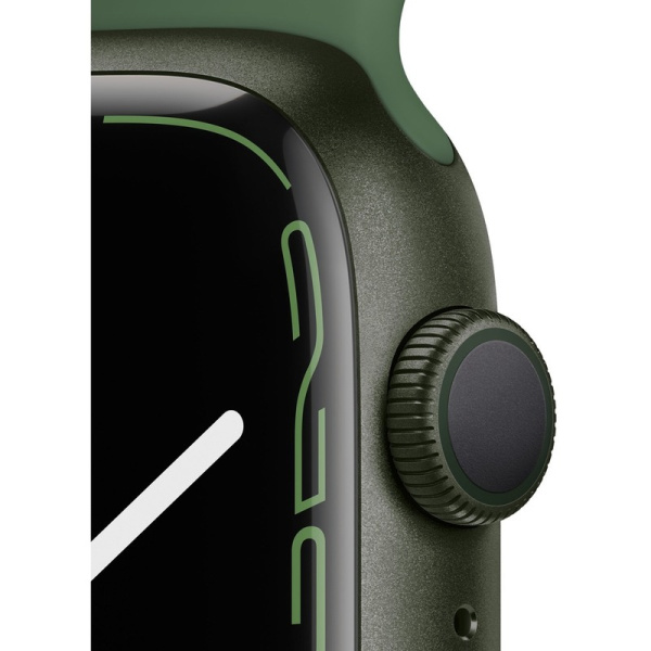 Смарт-часы Apple Watch Series 7 45 мм зеленые (MKN73RU/A)