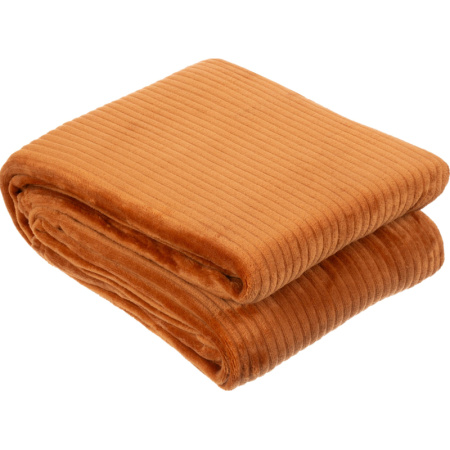 Плед Luscan микрофибра 200x220 см шоколадный