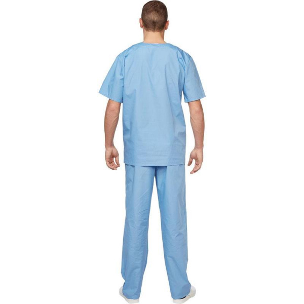 Костюм хирурга универсальный м05-КБР голубой (размер 44-46, рост 158-164)