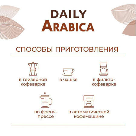 Кофе в зернах Poetti Daily Arabica 1 кг Кофе в зернах Poetti Daily Arabica 1 кг