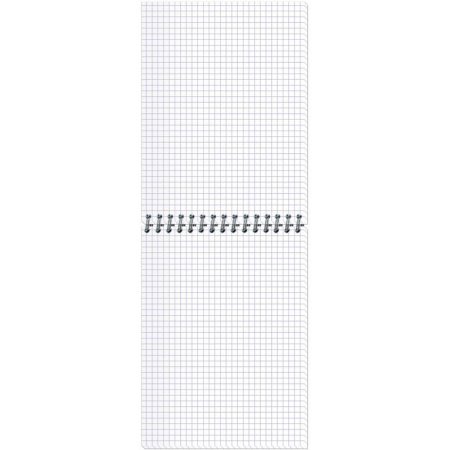 Блокнот Полином Графо А5 50 листов черный/белый в клетку на спирали (145х203 мм)