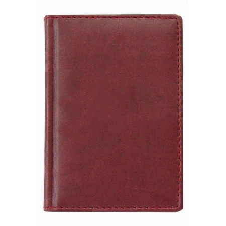 Визитница настольная Attache Вива искусственная кожа на 72 визитки бордовая Визитница настольная Attache Вива искусственная кожа на 72 визитки бордовая