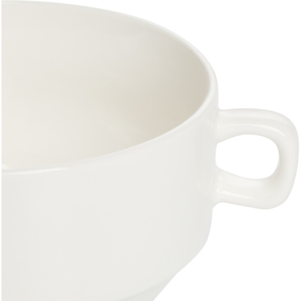 Чаша фарфоровая Kaylas 430 мл белая (6 штук в упаковке)