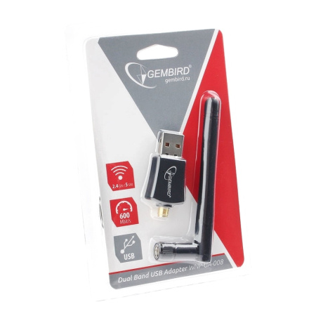 Сетевой адаптер Wi-Fi Gembird WNP-UA-009
