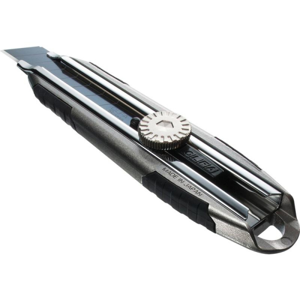 Нож универсальный Olfa OL-MXP-L с прорезиненными вставками (ширина  лезвия 18 мм)