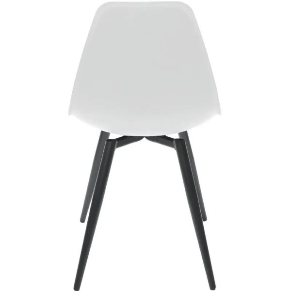 Стул обеденный Комус Eames Plast белый (пластик, металл)
