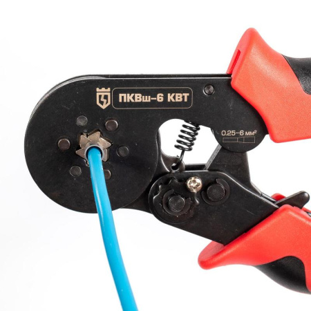 Кримпер КВТ для опрессовки втулочных наконечников (74593)