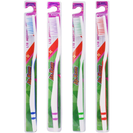 Зубная щётка Dr.Clean L18 средней жёсткости
