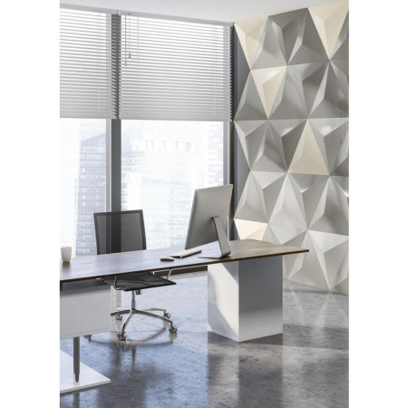 Жалюзи горизонтальные алюминиевые белые (600x1600 мм)