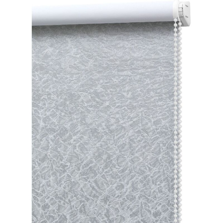 Рулонная штора Катальпа полиэстер светло-серая (140x172.5 см)