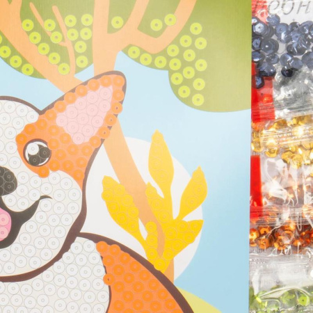 Картина из пайеток Lori Корги