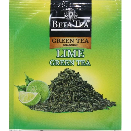 Чай зелёный Beta Tea 100 пакетиков (лайм)