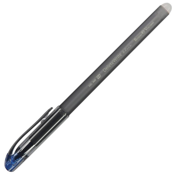 Ручка гелевая неавтоматическая Bruno Visconti DeleteWrite Ice синяя (толщина линии 0.5 мм)