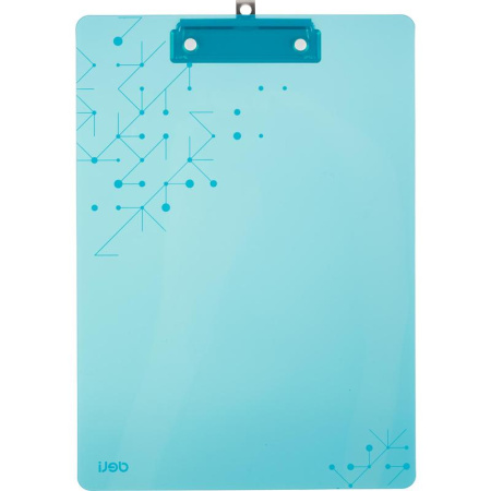 Папка-планшет с зажимом Deli А4 пластиковая синяя