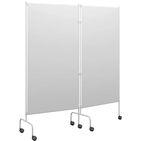 Ширма медицинская двухсекционная ШМ/МСК-2302 (белый, 1600х1720 мм)