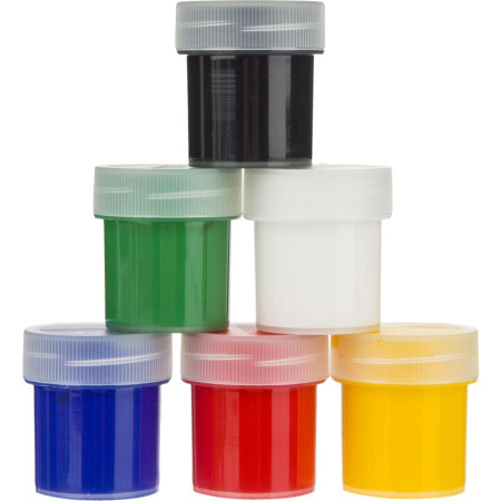 Гуашь Комус Три Богатыря Девочки 6 цветов по 20 мл