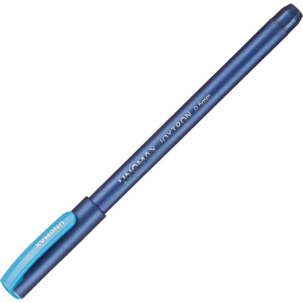 Ручка шариковая неавтоматическая Unomax Joytron синяя (толщина линии 0.3  мм)