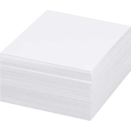 Блок для записей Комус 90x90x50 мм белый (плотность 100 г/кв.м)