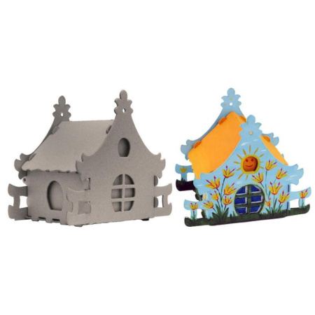 Набор для раскрашивания Smubic Ирис сборный картонный домик