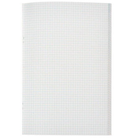 Тетрадь общая А4 96 листов в клетку на скрепке (обложка синяя)