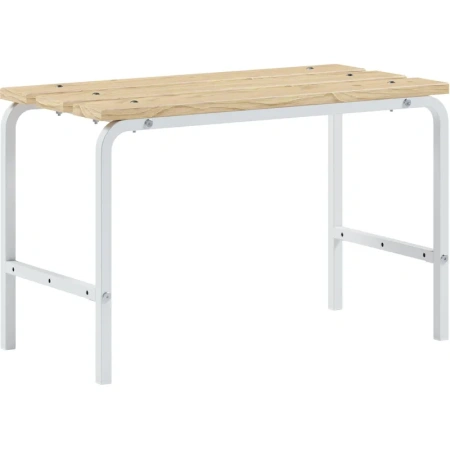 Скамья для раздевалок Металл-Завод сосна (дерево, металл, 700х350х450  мм)