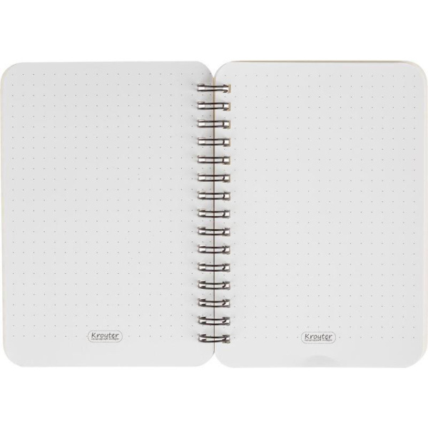 Тетрадь общая Kroyter Girlfriends А6 60 листов в точку на спирали  (обложка в ассортименте)