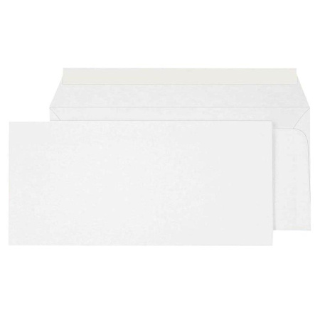 Конверт почтовый Ecopost E65 (110x220 мм) белый удаляемая лента (1000 штук в упаковке)