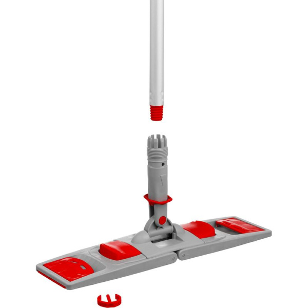 Держатель для мопов Luscan Professional 50х11 см пластик красный