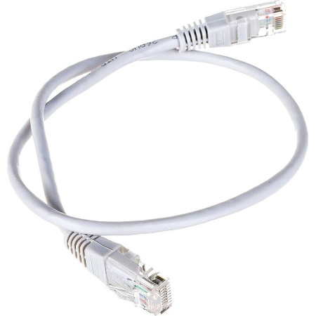 Патч-корд витая пара TWT TWT-45-45-0.5-GY cat 5e 0.5 м