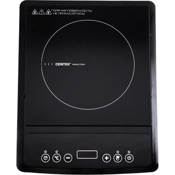 Плита индукционная Centek CT-1518 узкая чёрная (стеклокерамика, 1  конфорка)