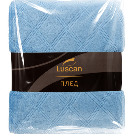 Плед Luscan микрофибра 150х200 см синий