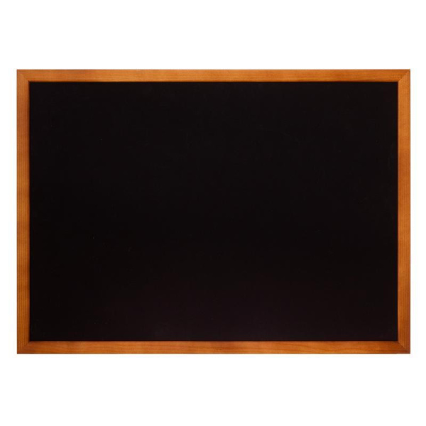 Доска меловая настенная Attache Non magnetic 21x30 см черная в деревянной раме